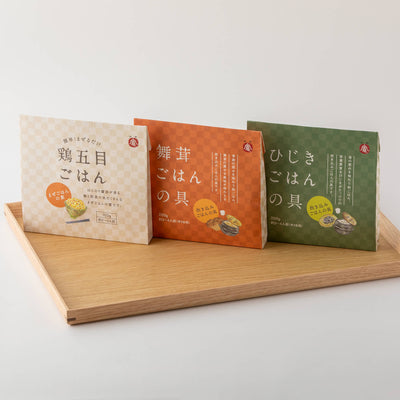 炊き込みごはんの具セット（鶏五目/2袋・舞茸/2袋・ひじき/1袋）
