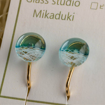 アクセサリー イヤリング 《 グリーン 》