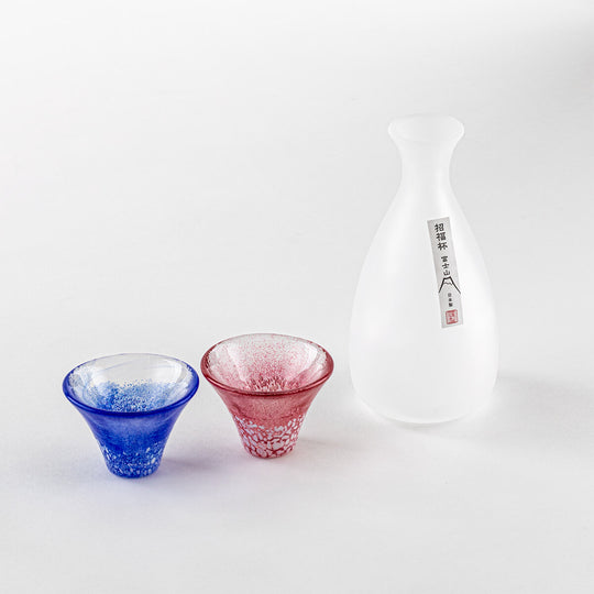 新品 富士丸酒店 全種セット 富士山冷酒杯セット 青 赤 徳利 酒器 富士山 日本酒グラス