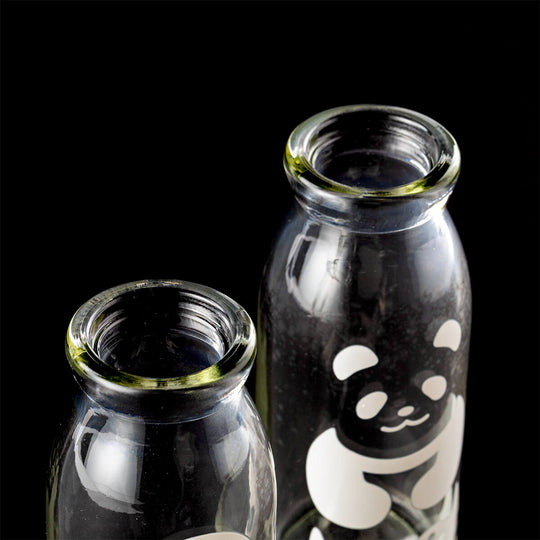 牛乳スマイルグラス『ペンペン&パンダ君』セット – もとてらす東美濃