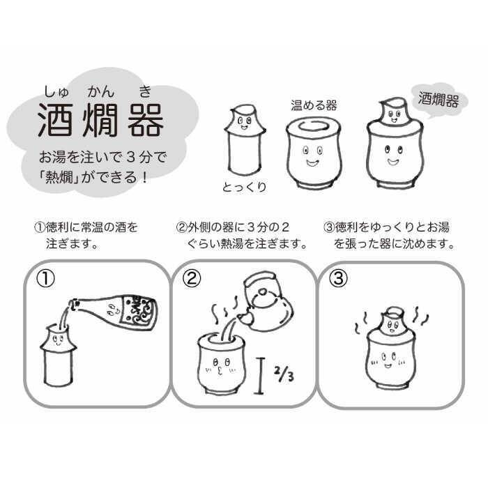 酒燗器ギフトセット（たぬき） – もとてらす東美濃