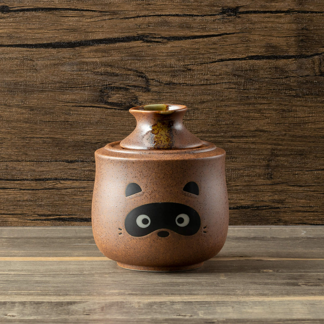 うつわやみたす　葡萄とタヌキ 酒燗器ギフトセット（たぬき） – もとてらす東美濃