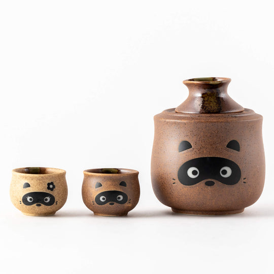 酒燗器ギフトセット（たぬき） – もとてらす東美濃
